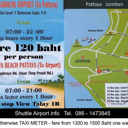 B&B View Talay 1B Studio Jomtien Pattaya Εξωτερικό φωτογραφία