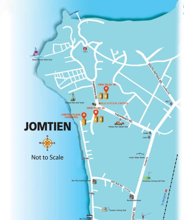 B&B View Talay 1B Studio Jomtien Pattaya Εξωτερικό φωτογραφία